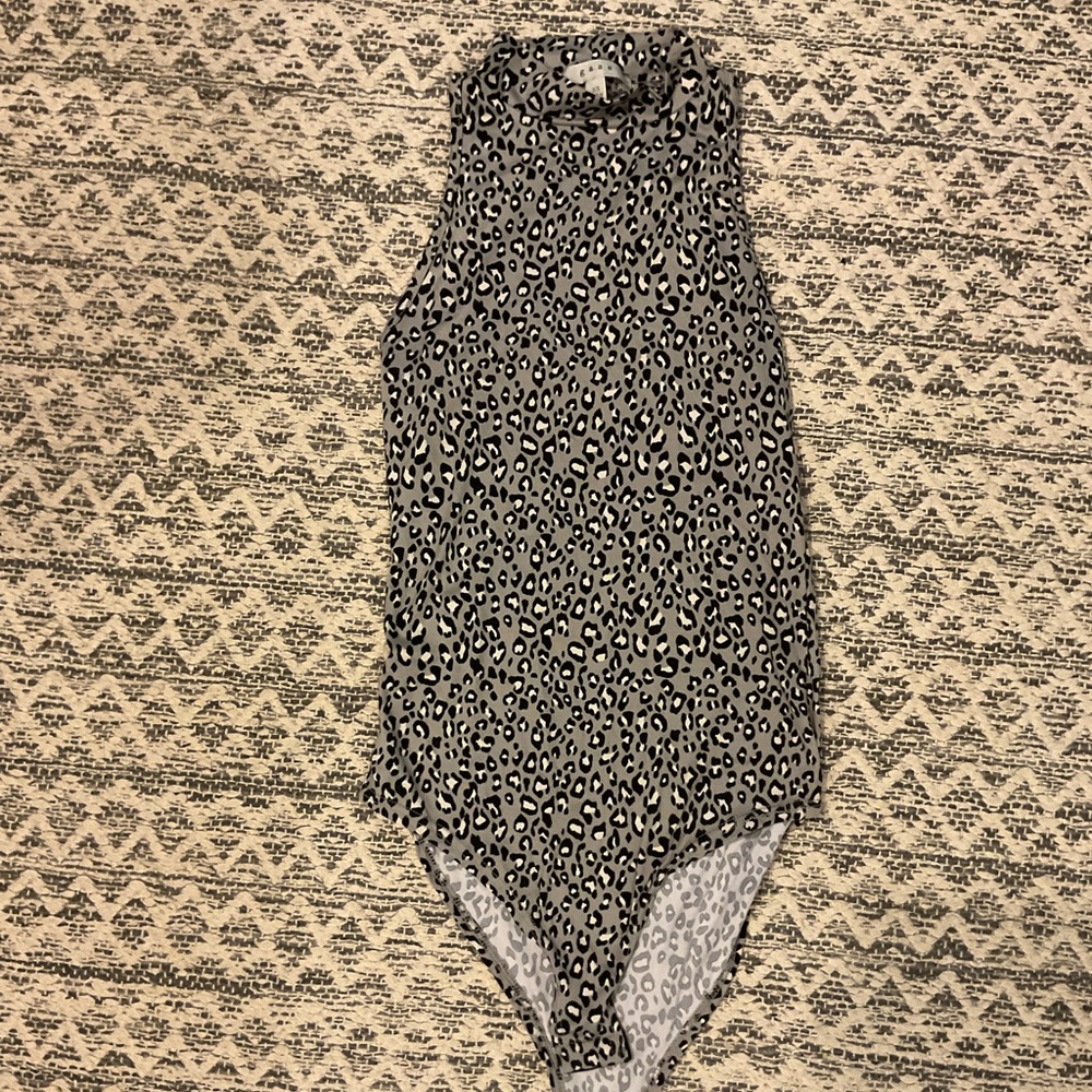 Leopard Print One Piece Top